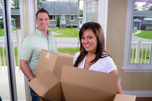 Booking process section for man with van service