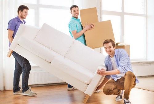 Moving boxes and household items with a man and van in Hornsey
