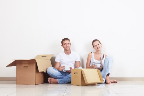 Local moving team handling a flat move in Hornsey