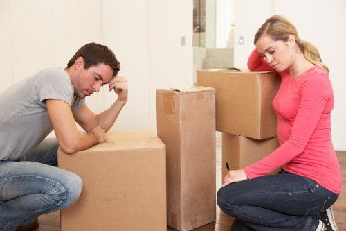 Moving office equipment with care in Hornsey