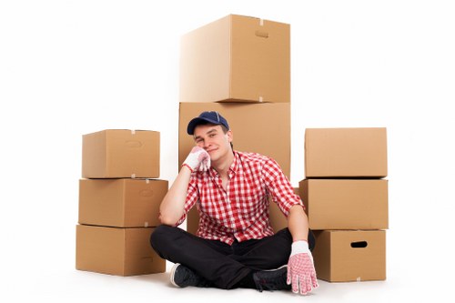 Packing and moving office furniture in Hornsey