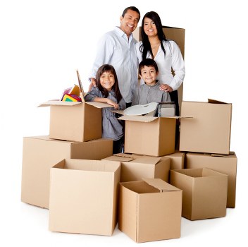 Preparing items for a removal truck in Hornsey